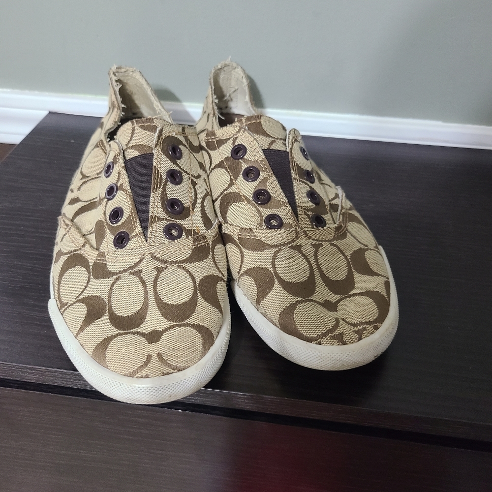 Coach slip on sneakers